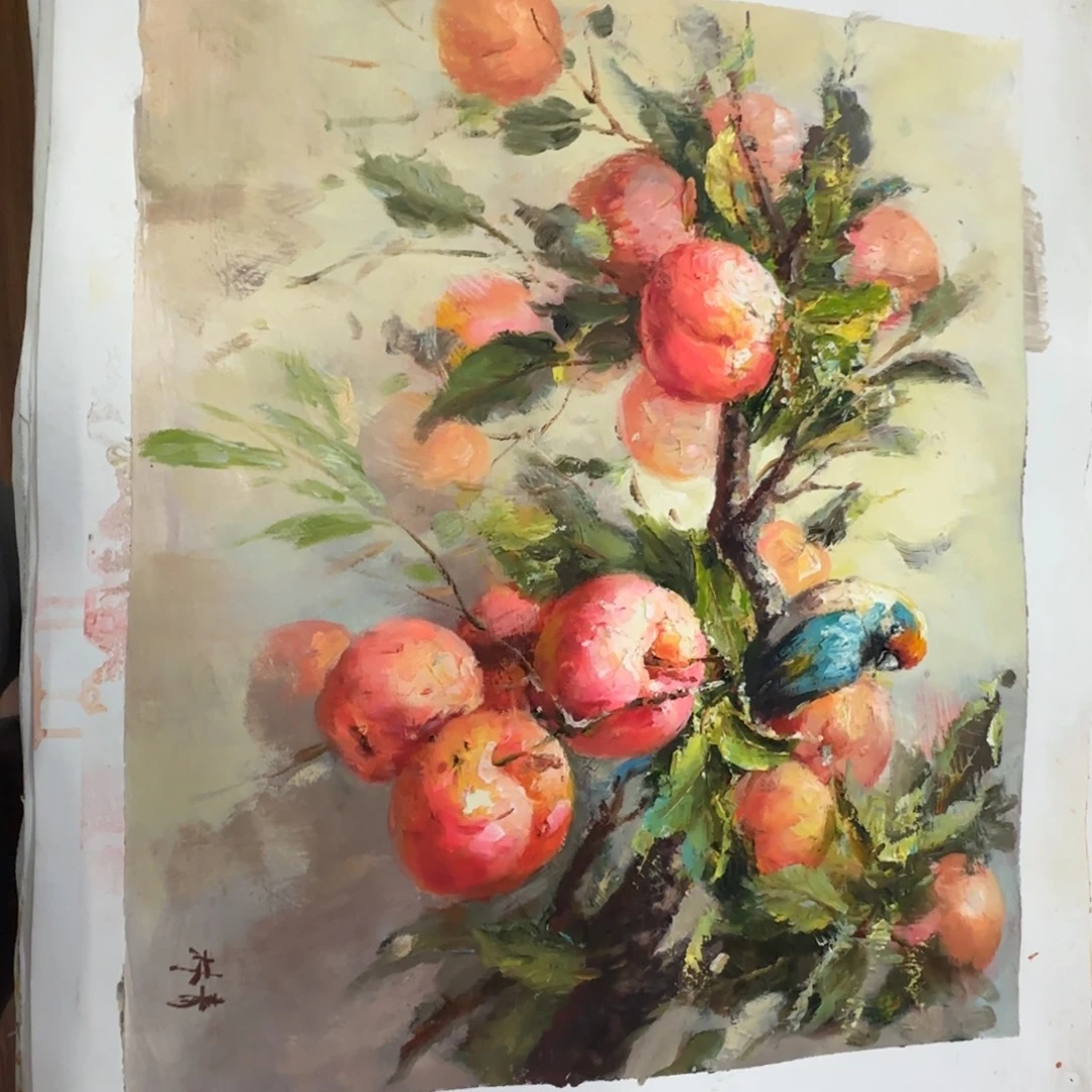 油画加油加油努力加油加油