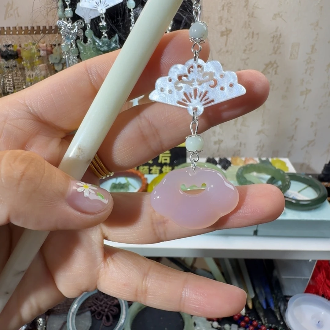 未镶嵌岫玉发簪福利款