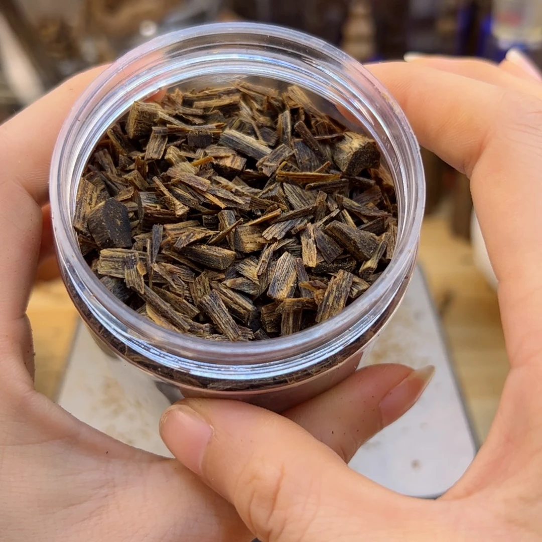 摆件沉香木J****娥棋楠沉香油叶子沉水碎料100克