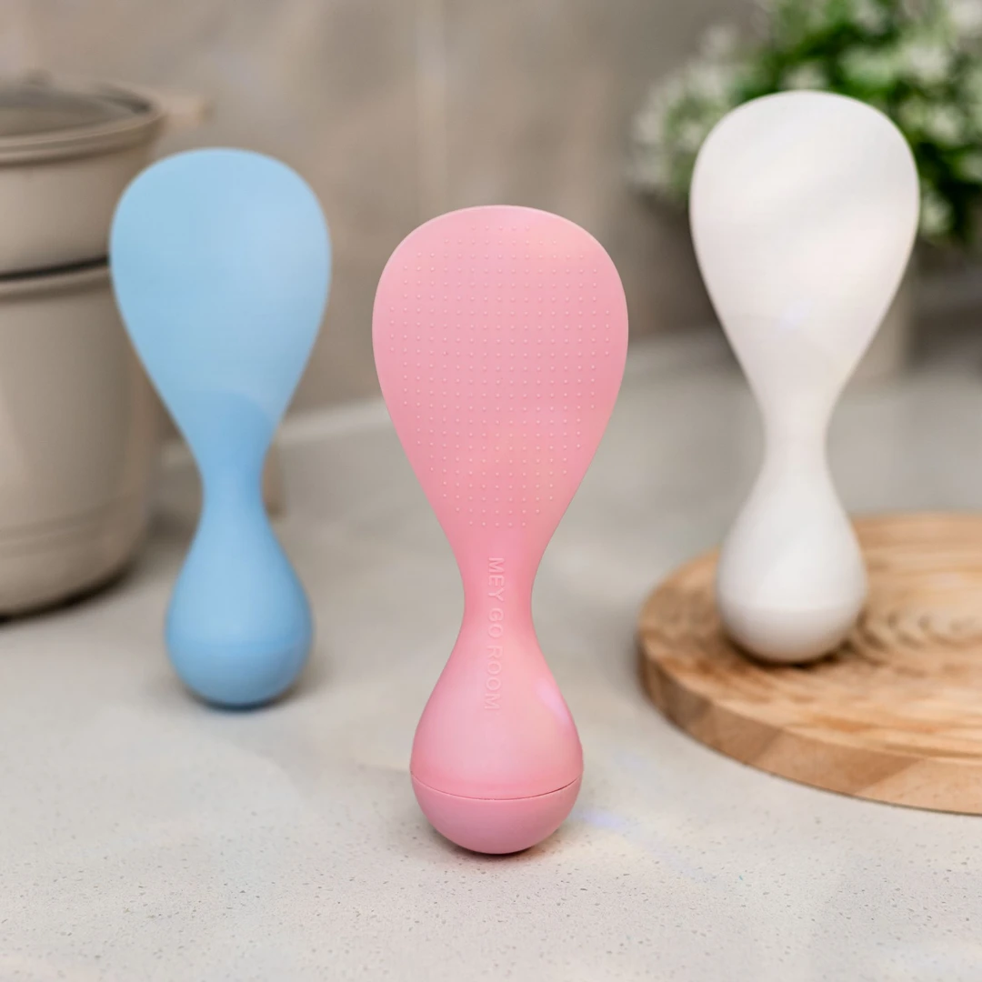 【专利正品】食品级不沾米饭重力不倒翁饭勺铲耐高温盛饭易清洗