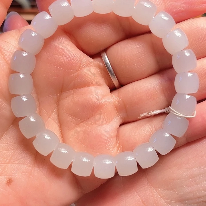 手串未镶嵌和田玉简**乐