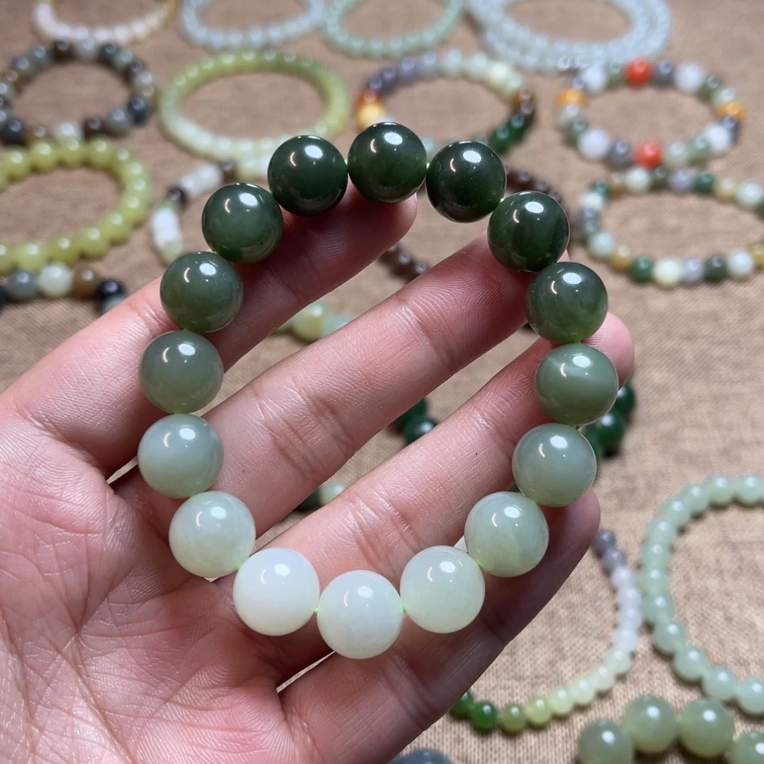 和田玉未镶嵌手链