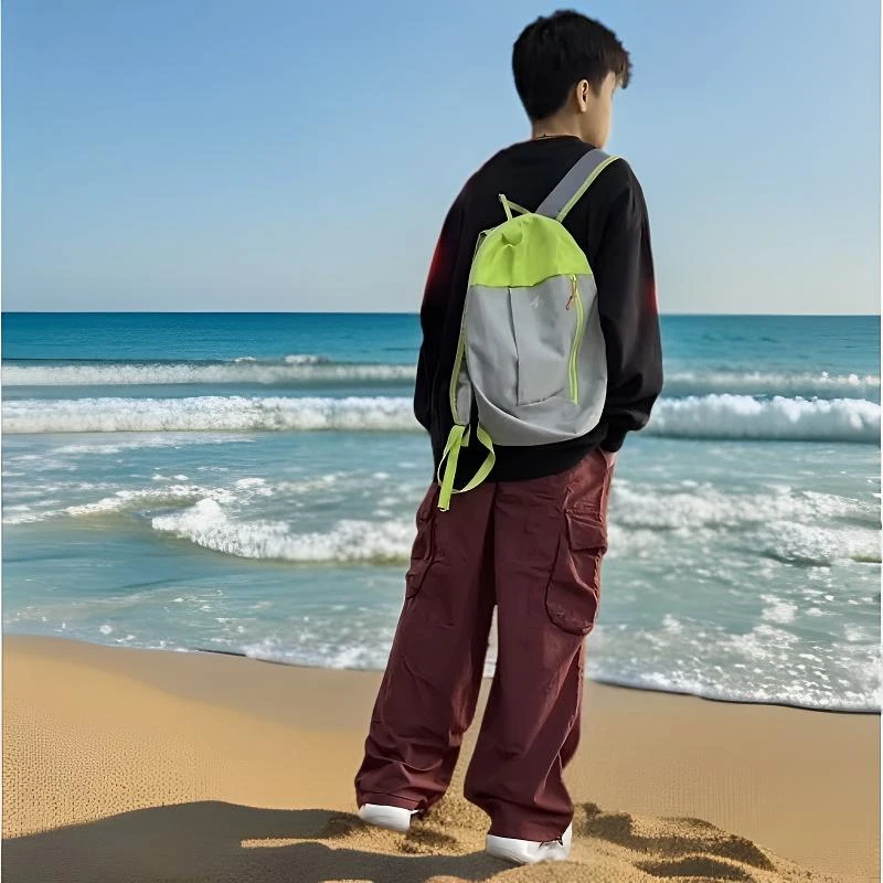 春秋款儿童学生时尚百搭工装裤宽松透气直筒休闲裤多口袋伞兵裤