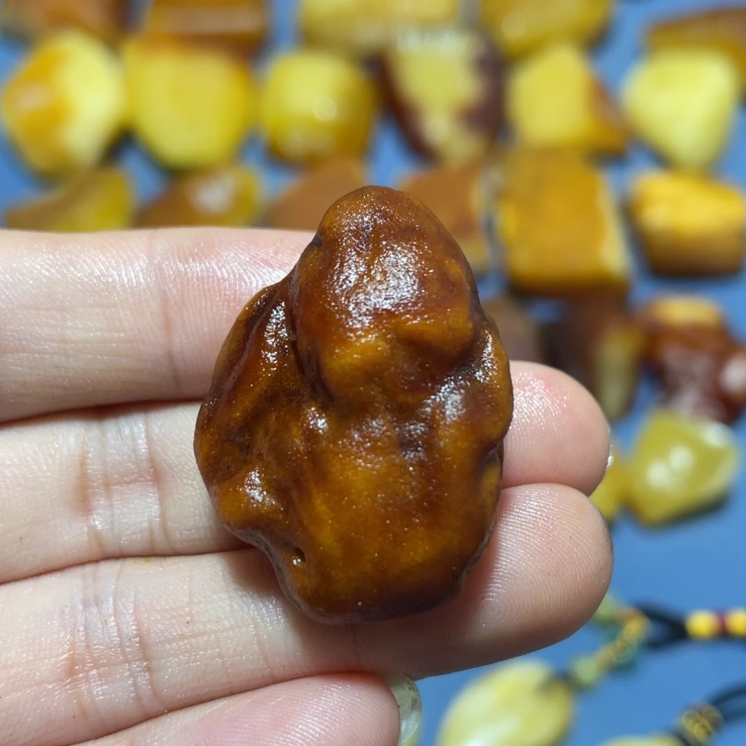 未镶嵌定制蜜蜡花蜡