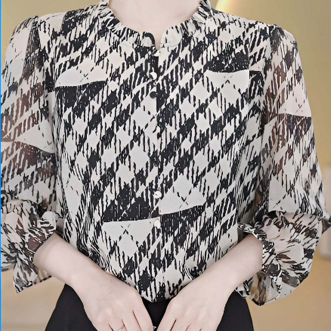 2025新款气质高端大码新款小衫E-9037