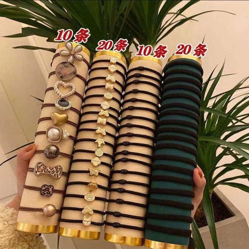 【Muusu】60根百搭头饰少女丸子头发圈弹力发饰头绳