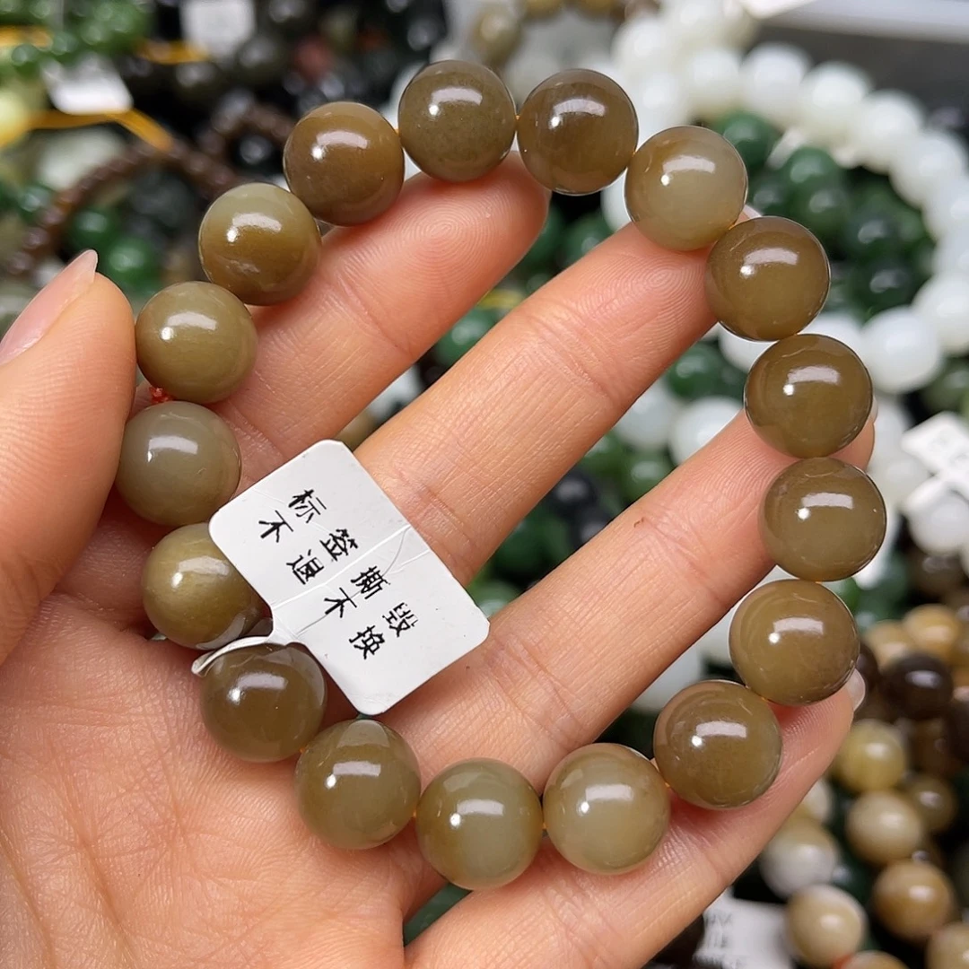 和田玉未镶嵌手链