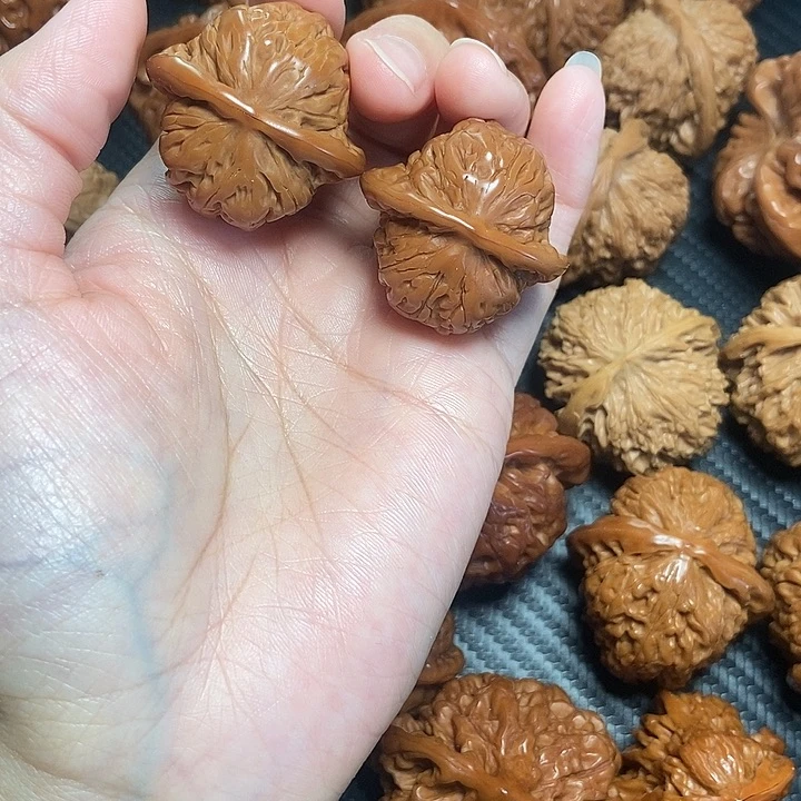 吊坠文玩核桃33四座楼手捻