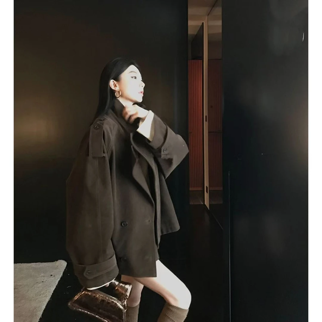 徐秋阳 香槟落日 百搭时尚休闲显瘦显白套装上衣11797裙-子11891