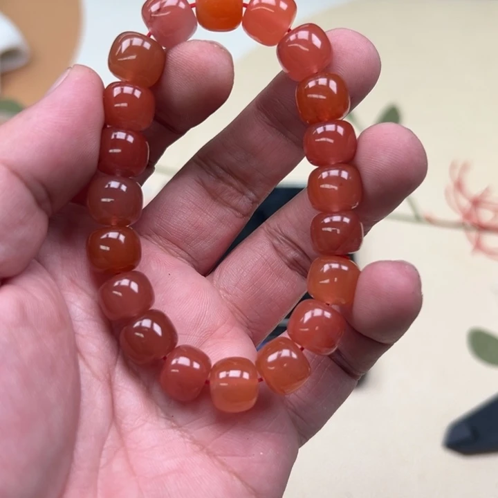 吊坠白玉菩提G****g红色3615