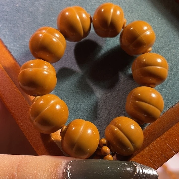 天***姐猴头核桃手串葫芦素圈手捻