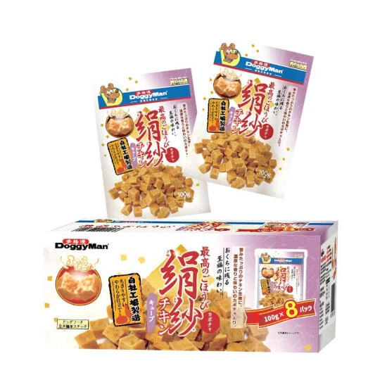 多格漫 宠物零食绢纱鸡肉南瓜800g