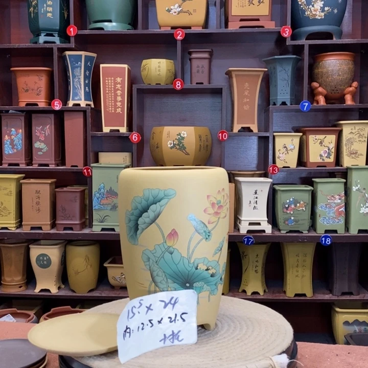 紫砂花盆紫砂花盆