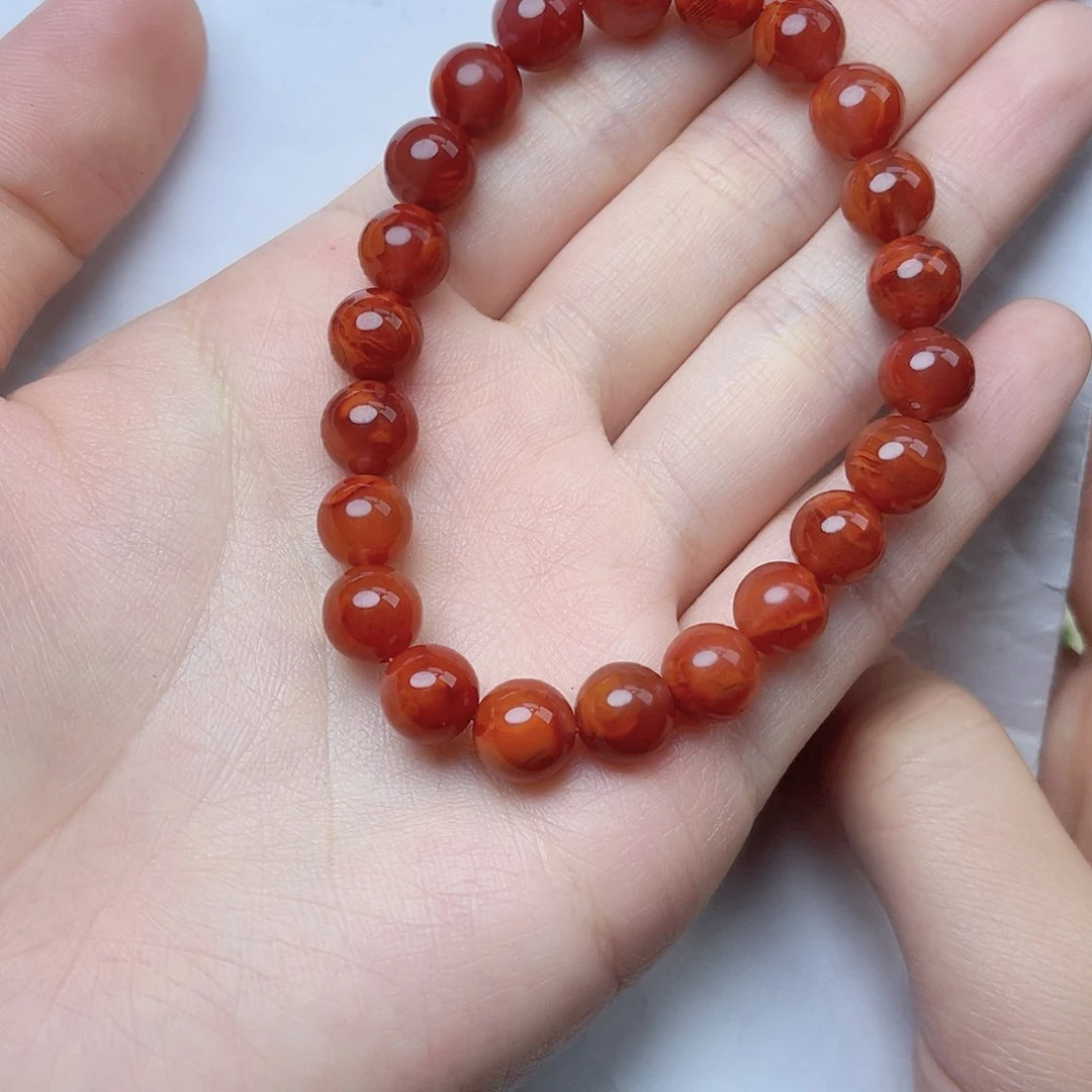 南红玛瑙手串06未镶嵌