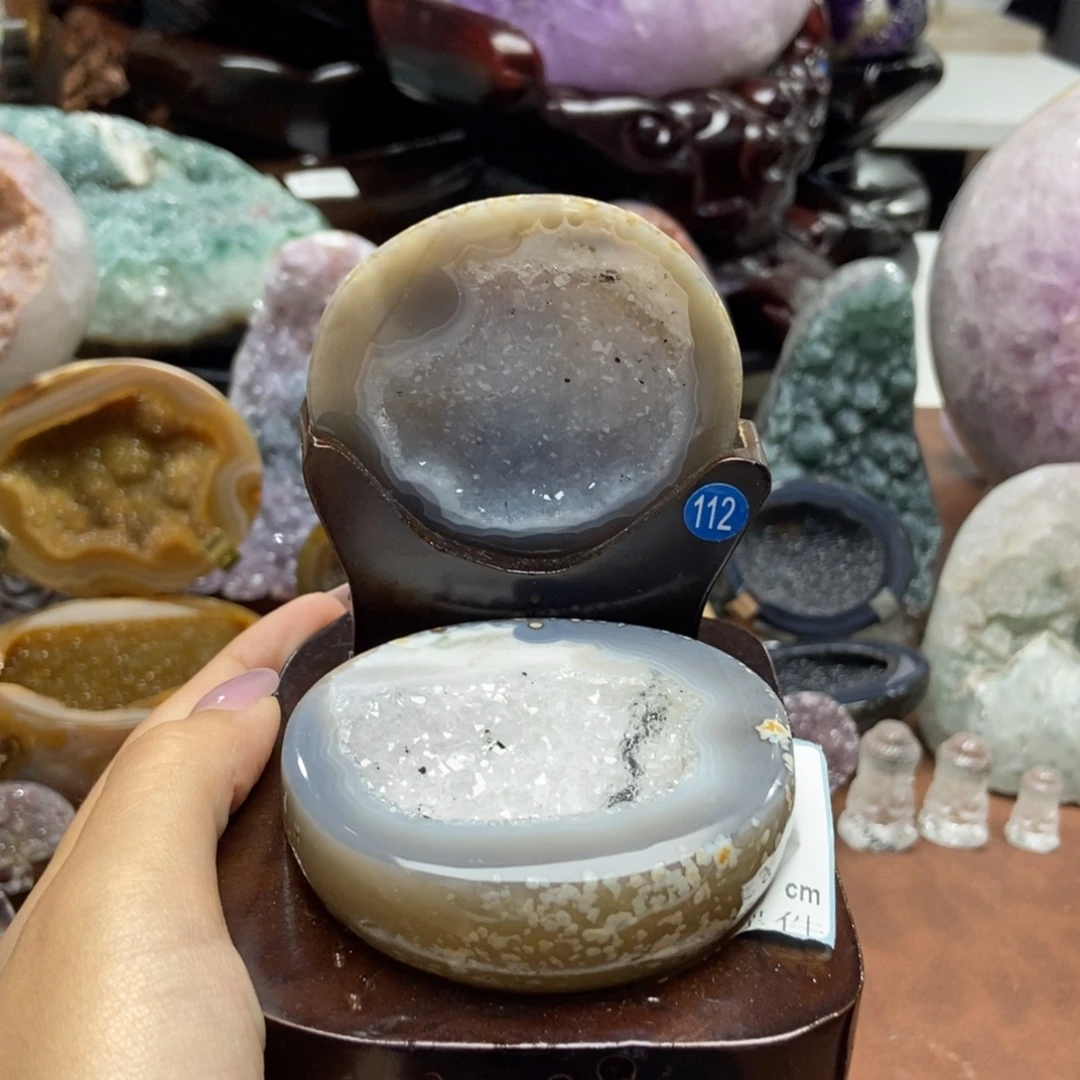 紫晶摆件未镶嵌水晶