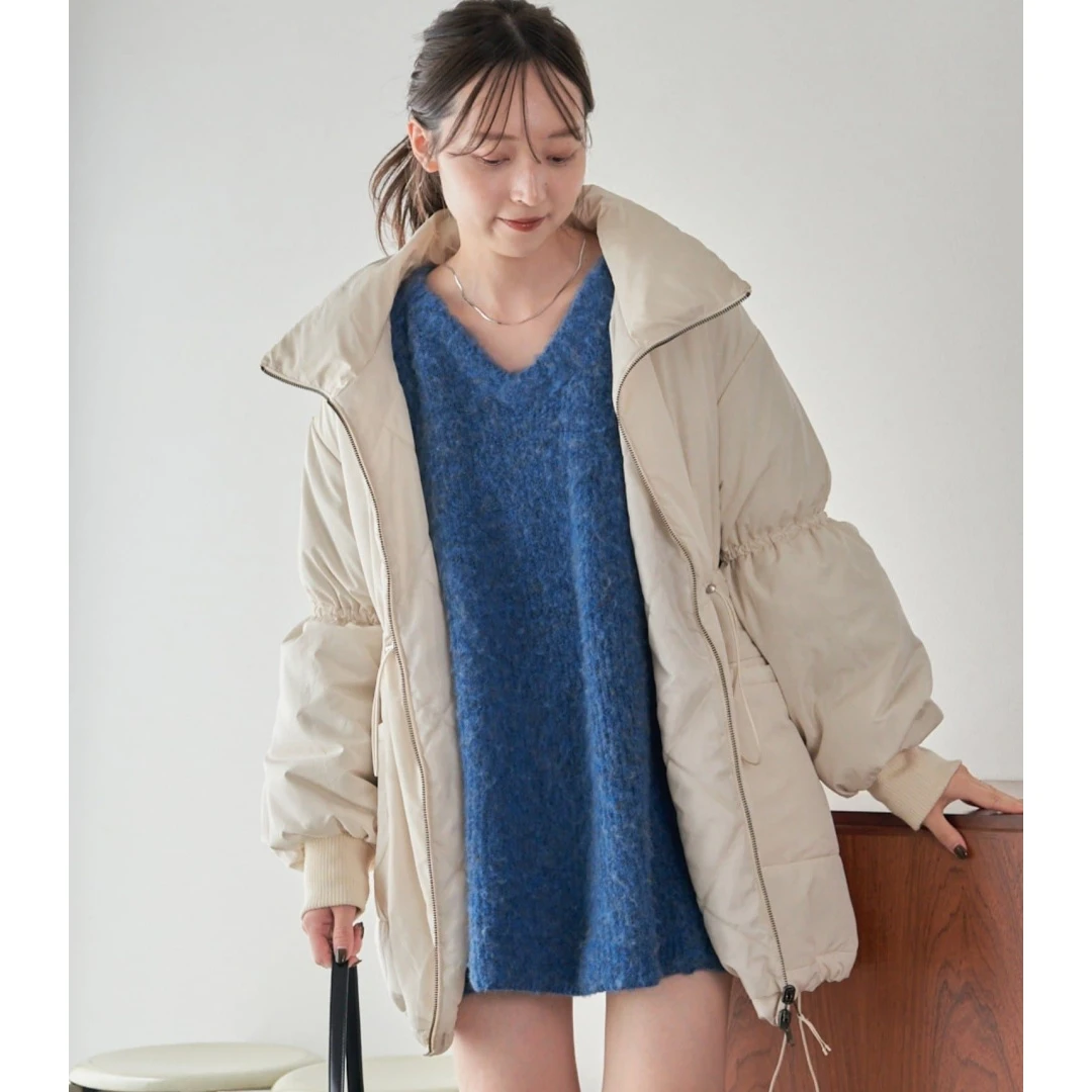 【TaKuMi】日系品牌 秋冬上新 K 时尚休闲双面可穿长短款棉服外套