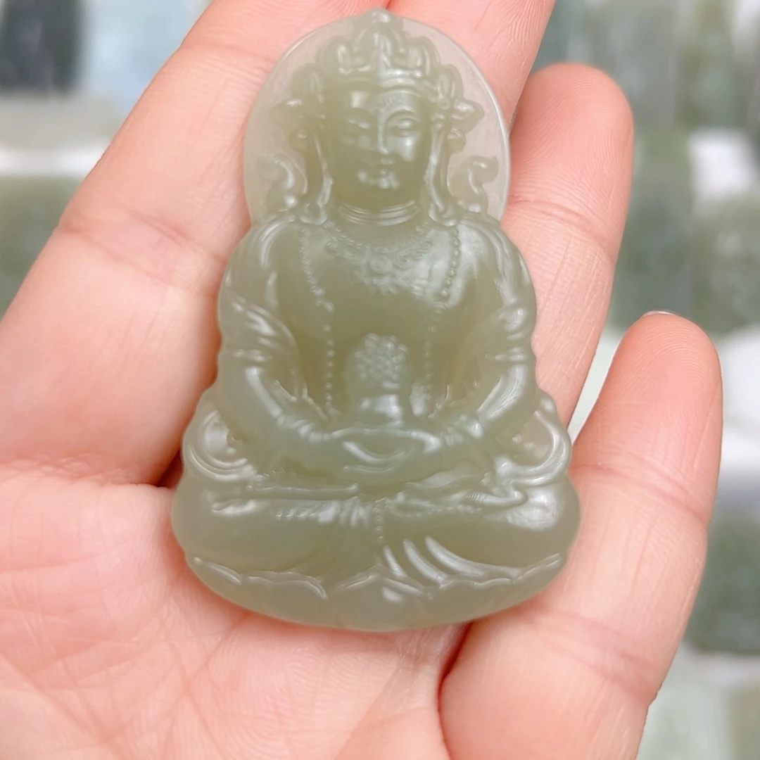 颈饰未镶嵌和田玉尧*云