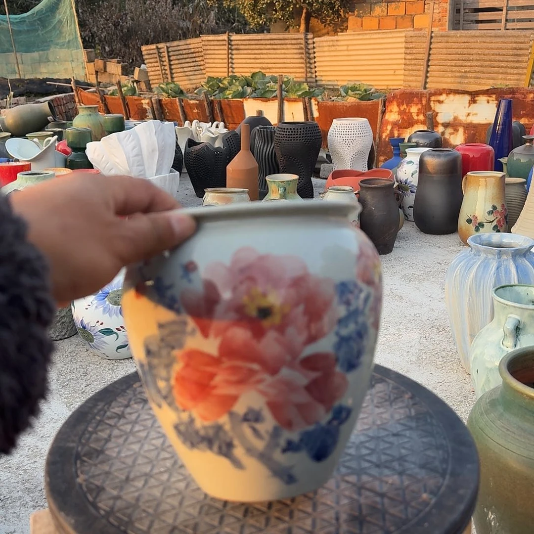 陶瓷微瑕景德镇陶瓷花器