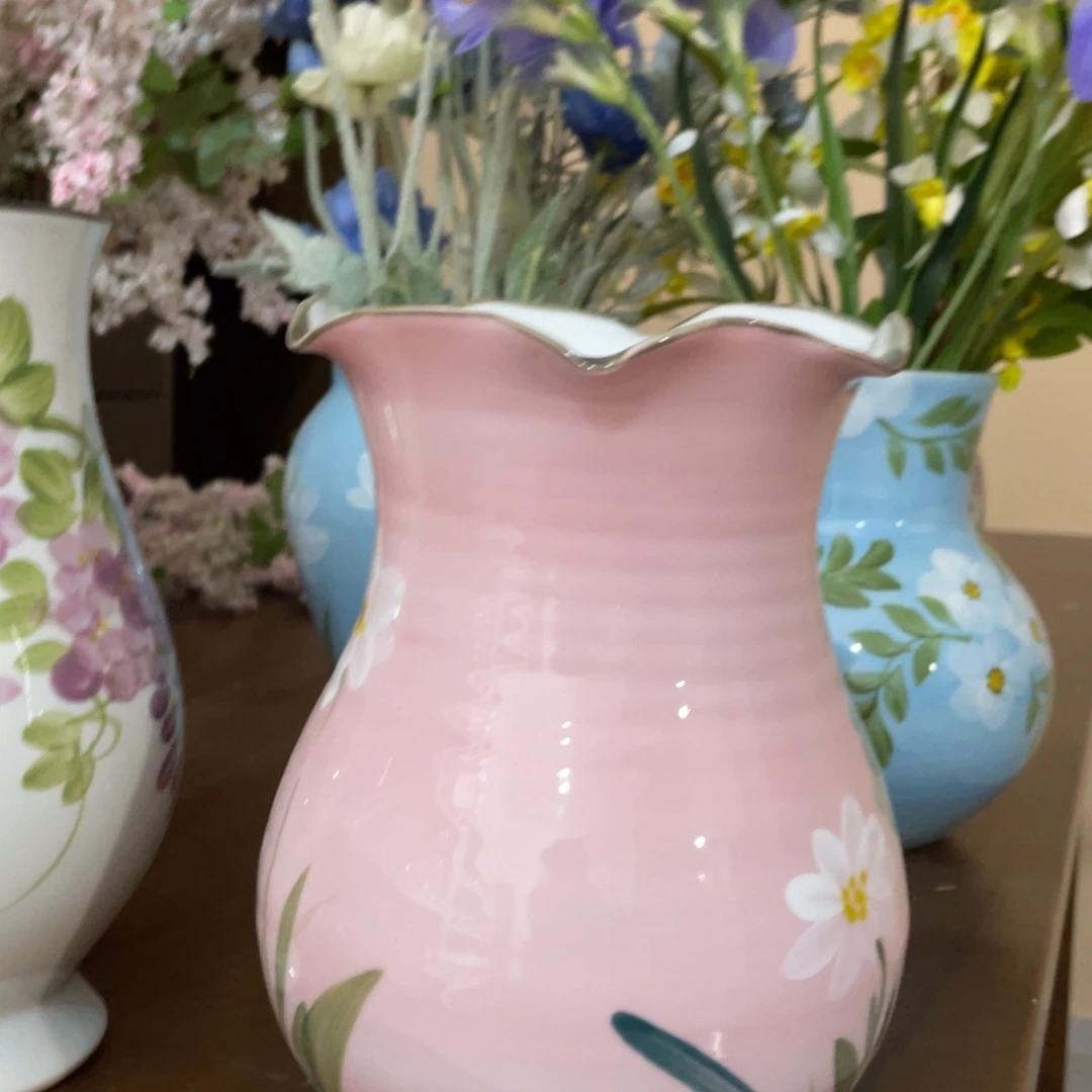 瓶景德镇手绘花瓶