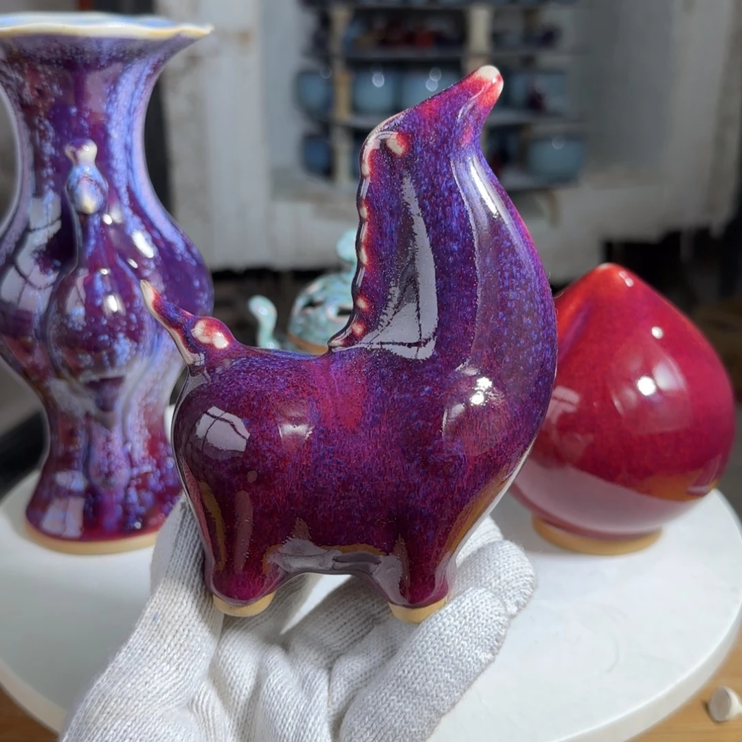 陶摆件郑家钧瓷摆件