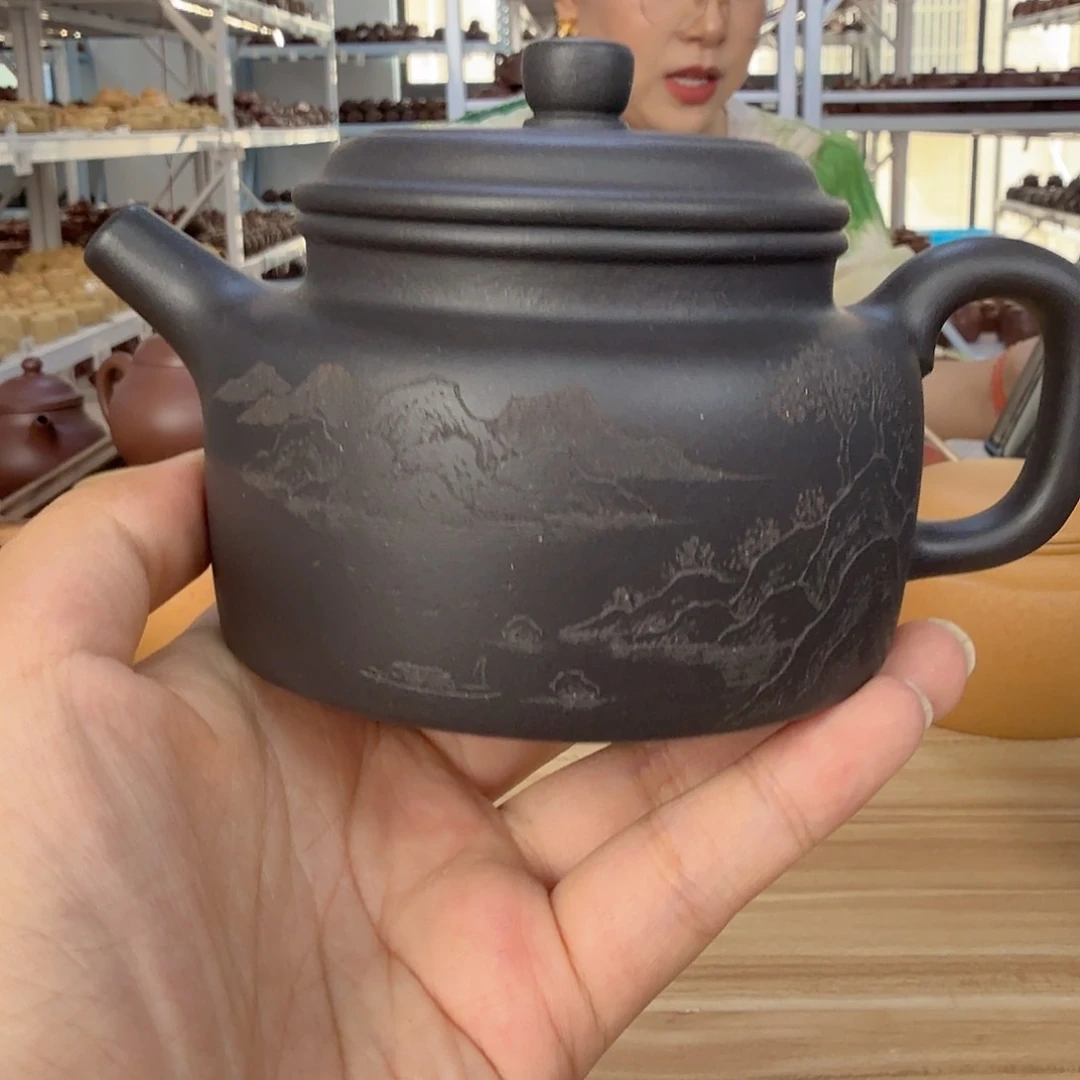 茶壶紫砂黄龙山原矿底槽青260