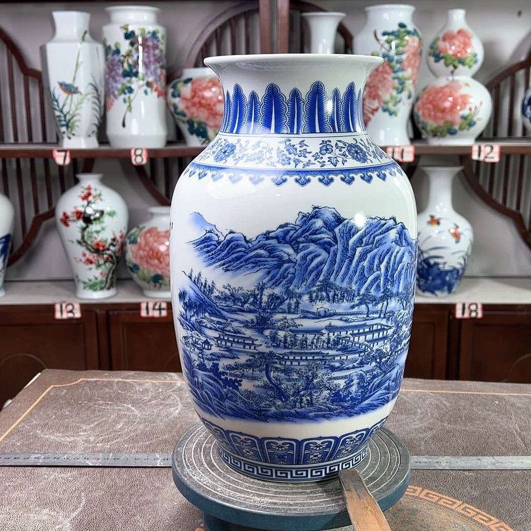 摆件景德镇陶瓷富春