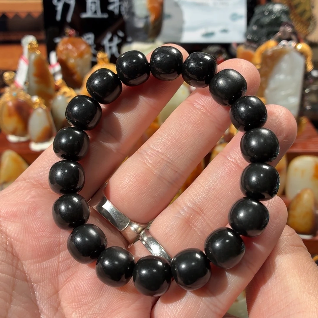 和田玉（青玉）未镶嵌手串48.6g