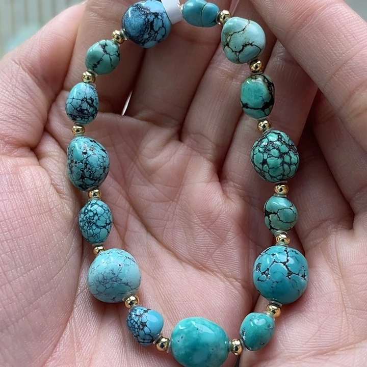 未镶嵌绿松石珠宝奇石