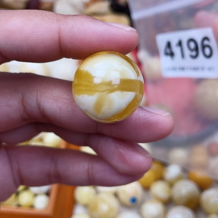 蜜蜡未镶嵌珠宝奇石冰片23爆花