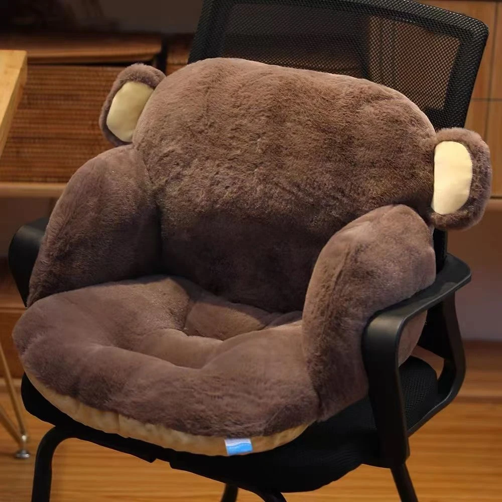 久坐坐垫靠背一体办公室靠垫护腰神器大学生考研座椅宿舍屁股垫HR