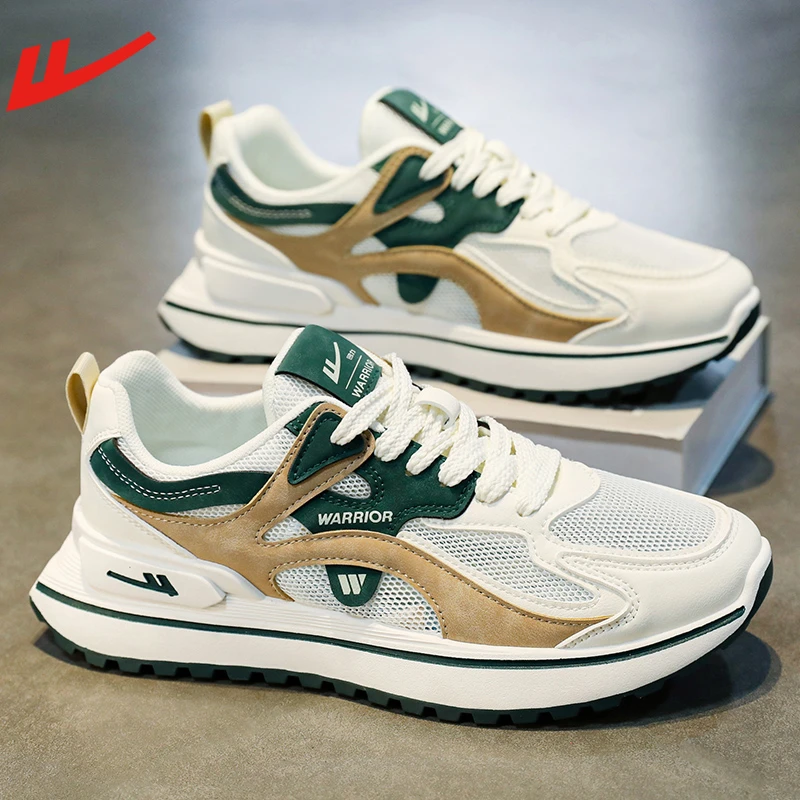 回力男鞋春季透气网面户外运动鞋男老爹鞋防滑软底舒适休闲阿甘鞋