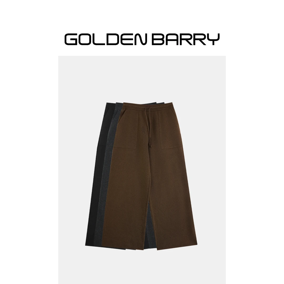 GOLDENBARRY【返季福 利】|512027毛织阔腿裤