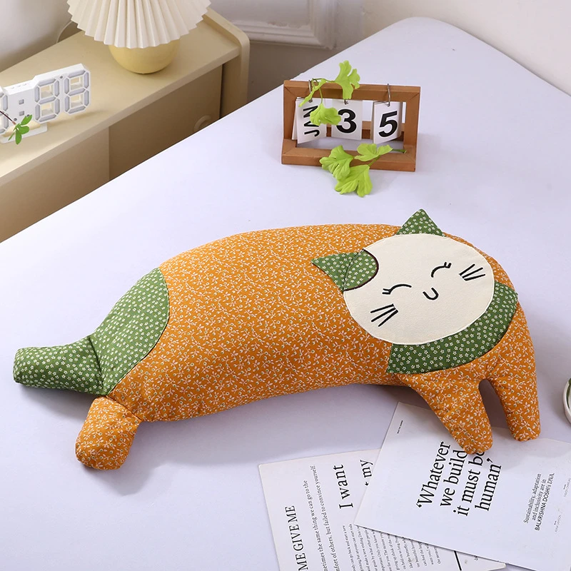 猫咪荞麦枕女生可拆卸儿童成人午睡枕涤纶棉吸汗透气护颈椎助睡眠