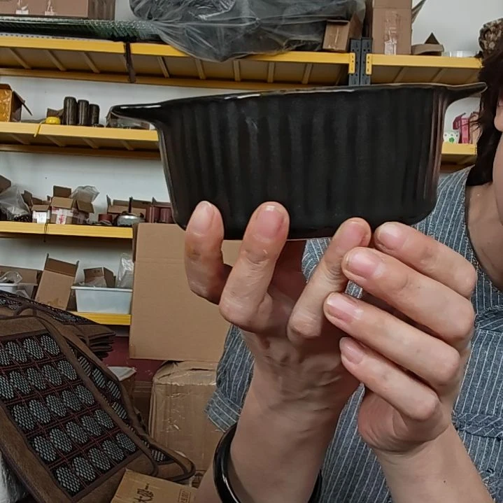 泗水砭石文化馆老虎石双耳碗