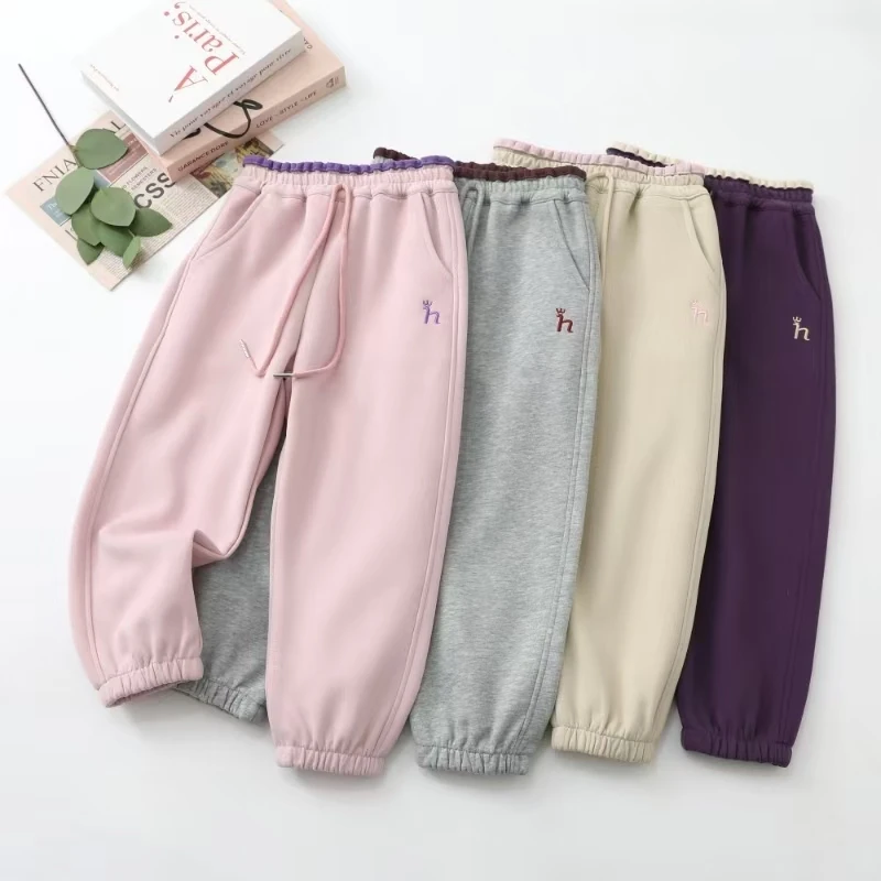 男女童春季新款卫裤运动裤儿童休闲长裤中大童裤子春秋时尚潮