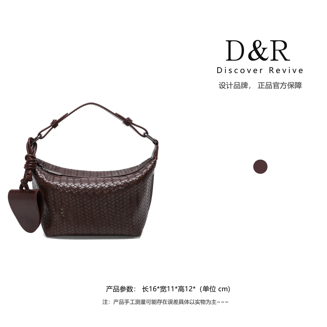 Discover Revive【进口植鞣皮】时尚复古中式手提斜挎包25146
