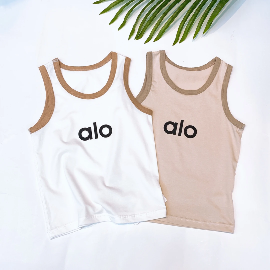 翃翔牌儿童背心45%棉夏季薄款男孩女孩凉快宽肩卡通圆领无袖夏款