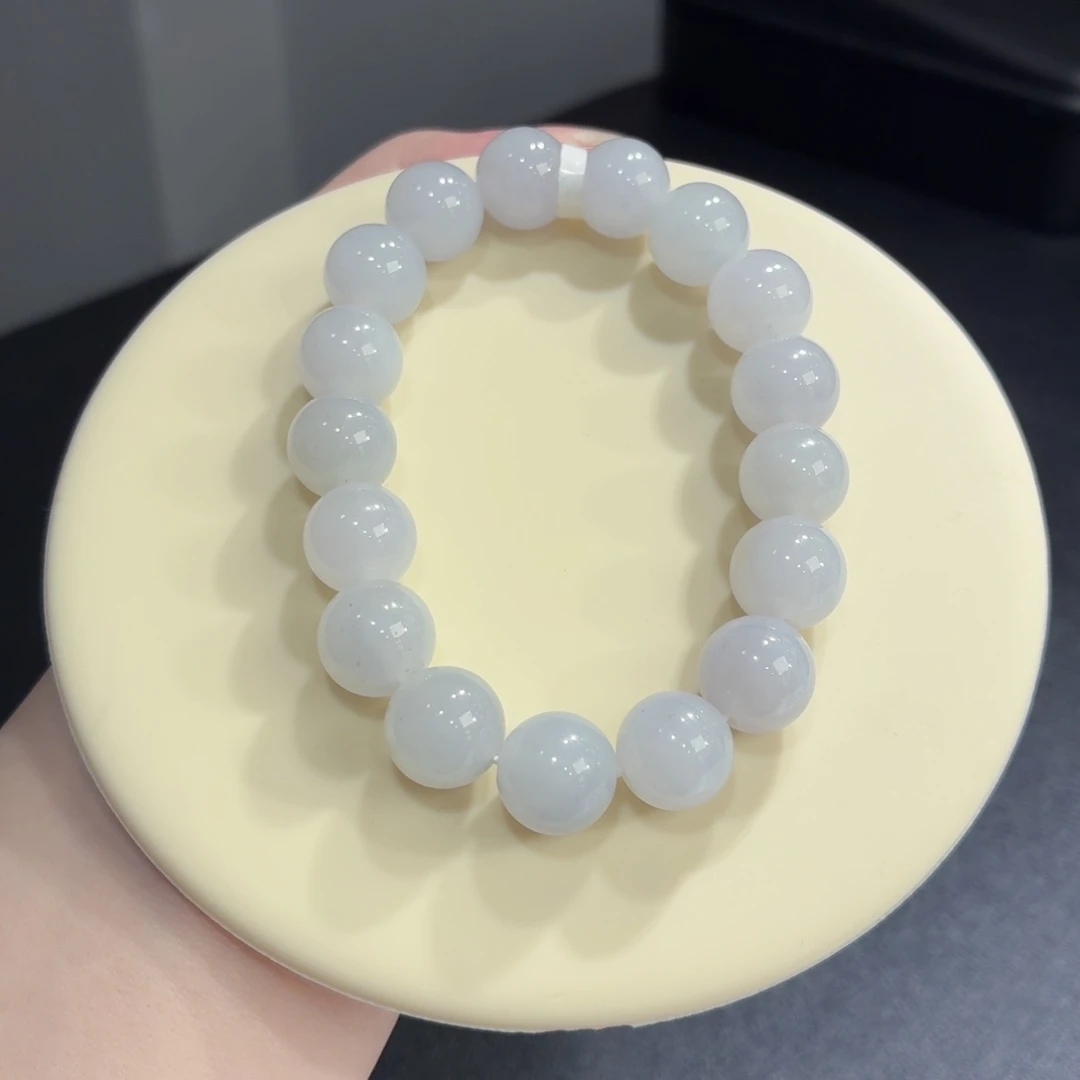 未镶嵌手链翡翠冰胶带紫底小洒金卡12