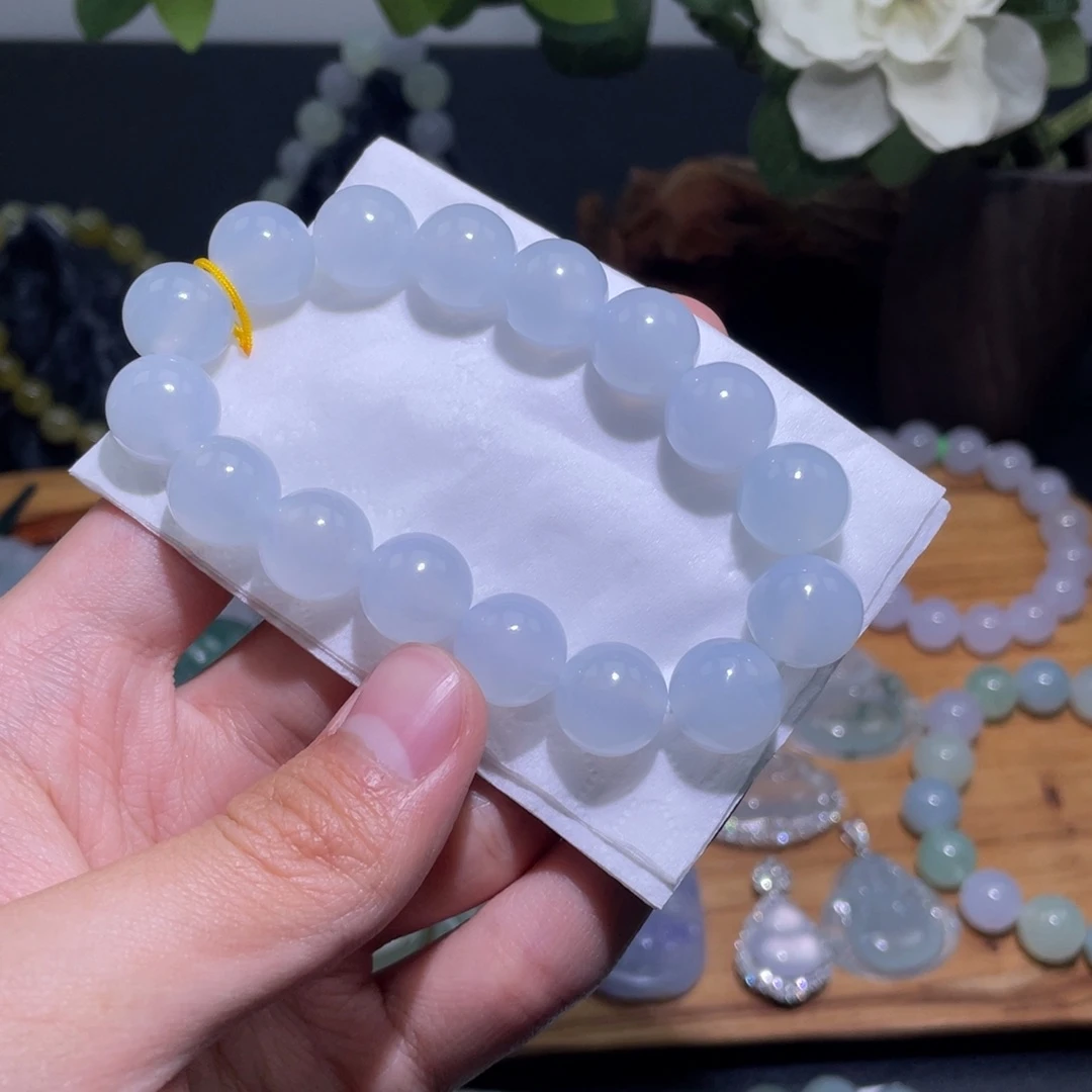 定制翡翠未镶嵌手串毛货月入百万