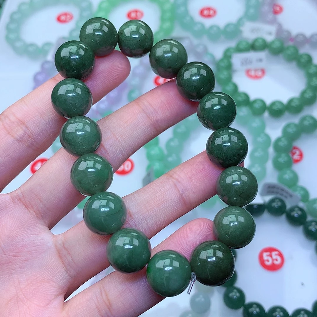 翡翠未镶嵌毛衣链