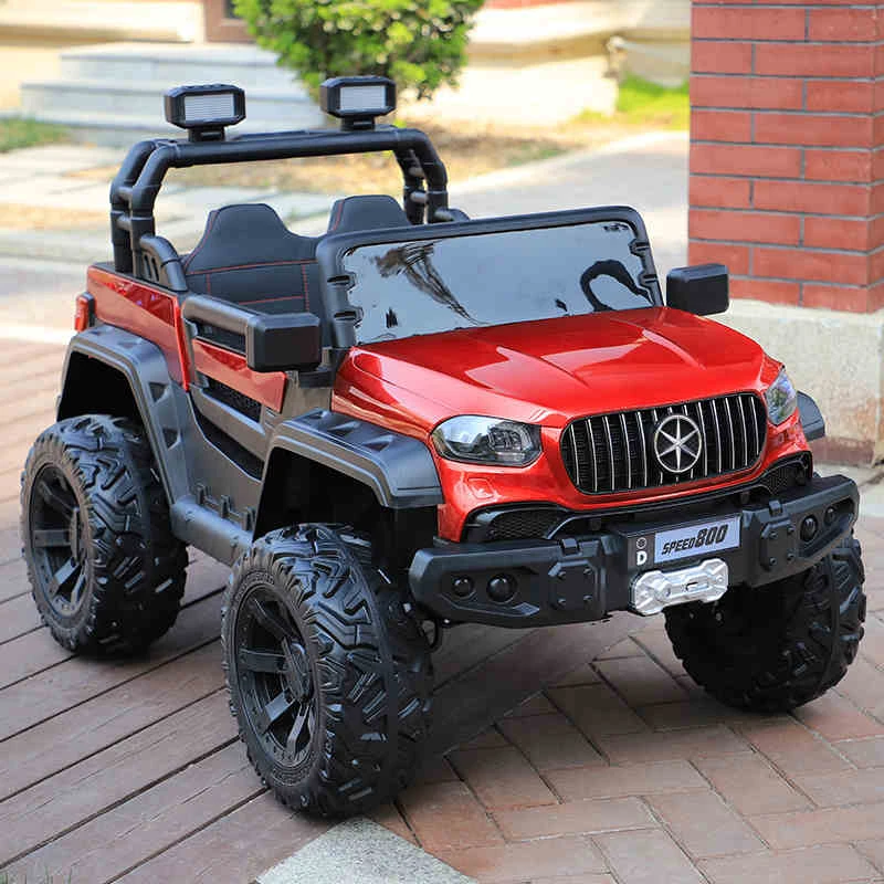 儿童电动越野车双人款大款越野四轮汽车宝宝可坐儿童遥控玩具汽车