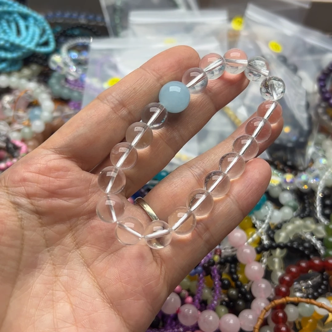 烟晶手链未镶嵌露丝同款