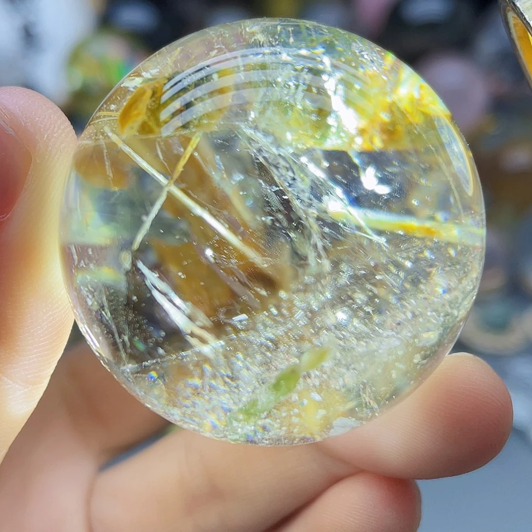 未镶嵌珠宝半成品水晶天然水晶42.4mm