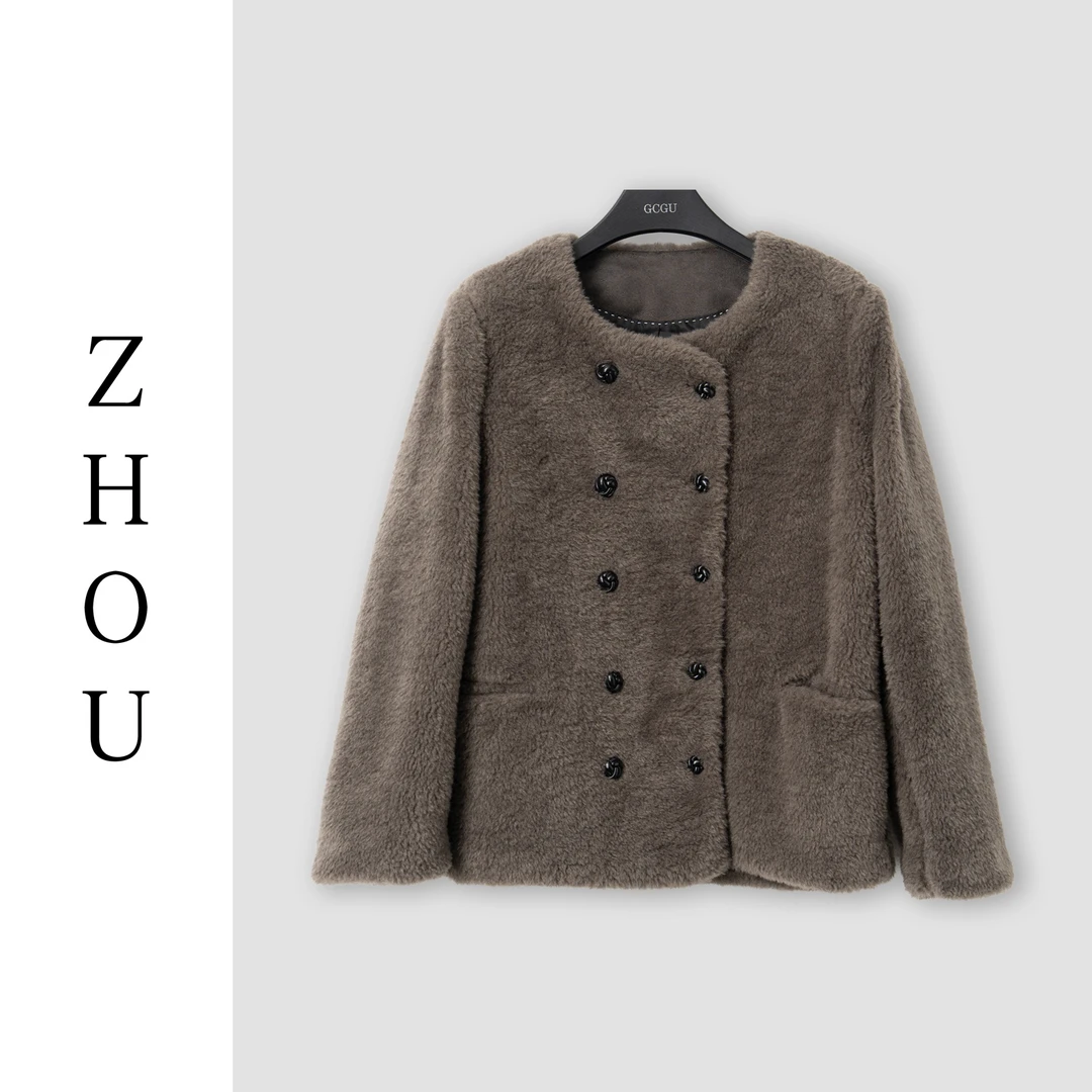 （周哥甄选）大象灰外套-0480