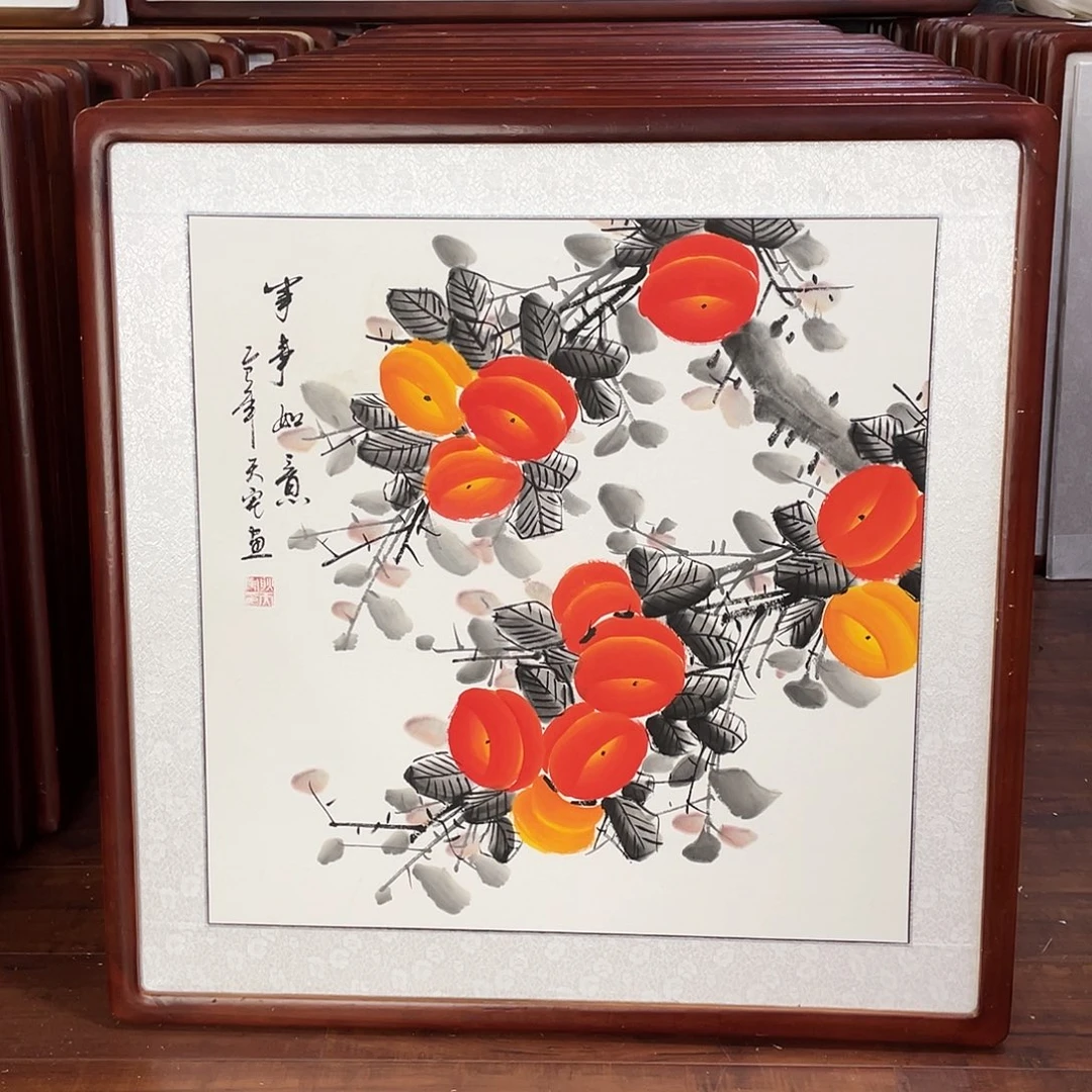 国画带框尺寸63*63厘米