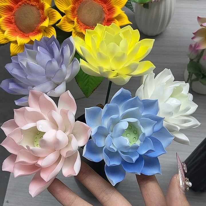 梅***华陶瓷纯手工捏花设计