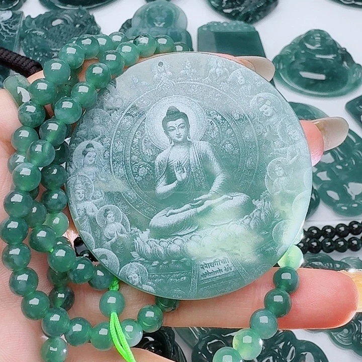 颈饰未镶嵌翡翠多样性发其一