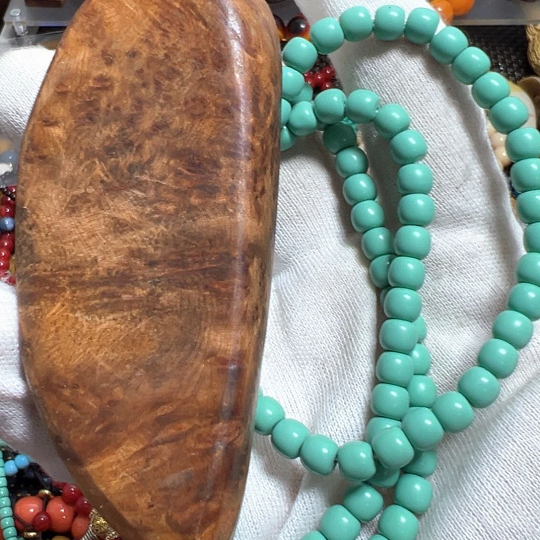 非洲檀香无事牌06多圈手串