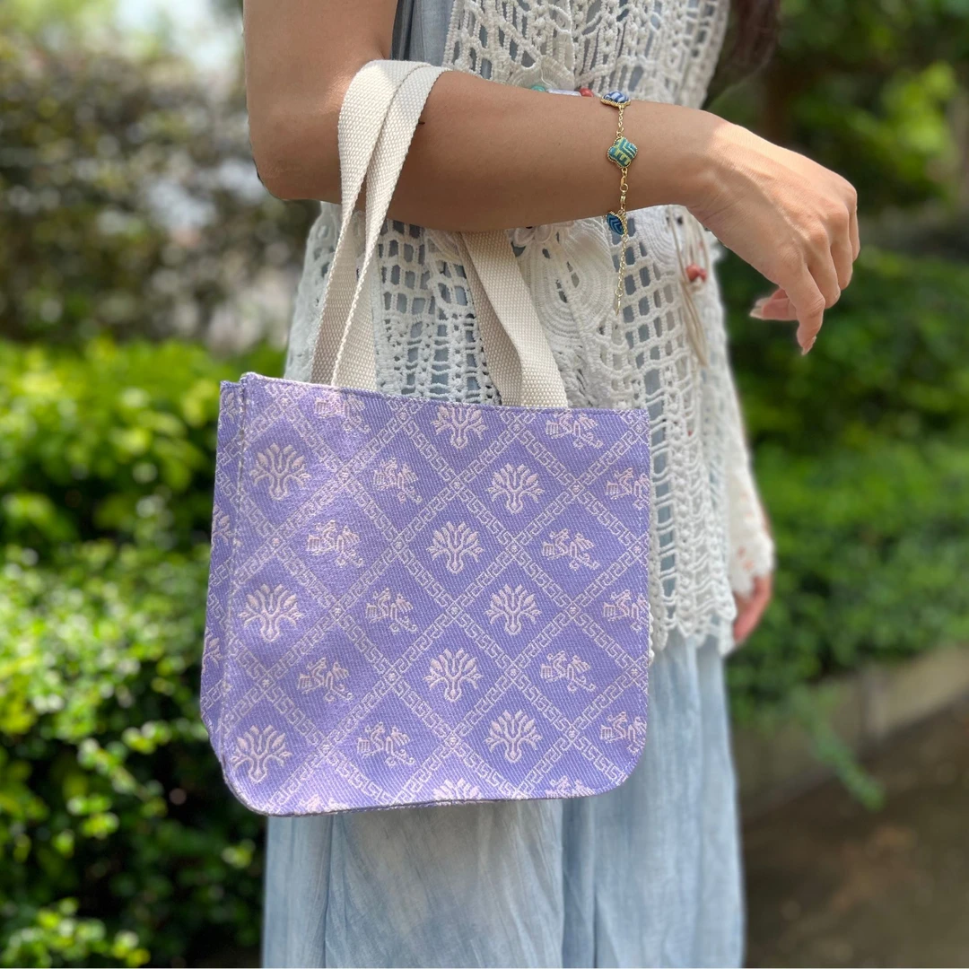 广西非遗壮锦文艺便携手拎包民族特色国风时尚壮锦包包便简约单肩