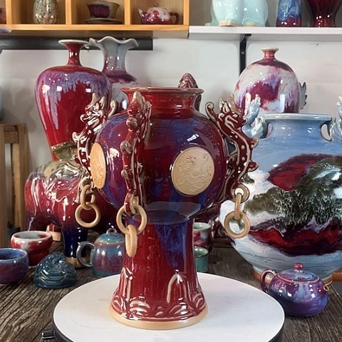 瓷片神垕镇钧瓷艺术